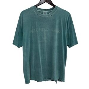 Bald Head‎ Island North Carolina Faded Distressed Thrashed T Shirt Size XL 25x29